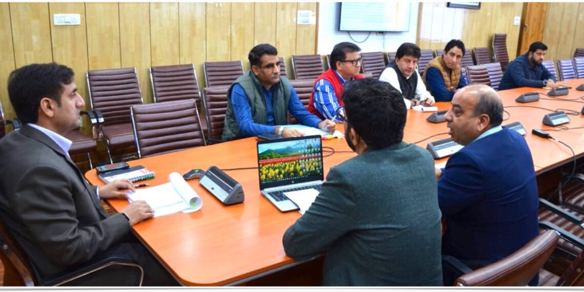 Secretary RDD reviews progress on IWMP in J&K