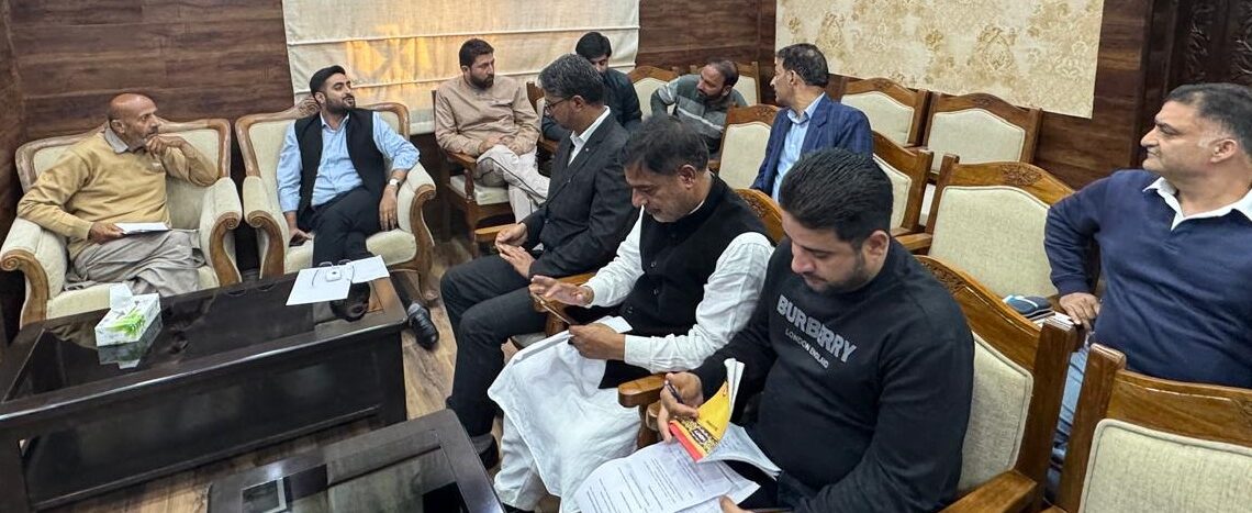 MP Er Rashid visits Budgam, holds series of meetings