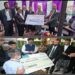 Justice Tashi hands over compensation cheque in a MACT case