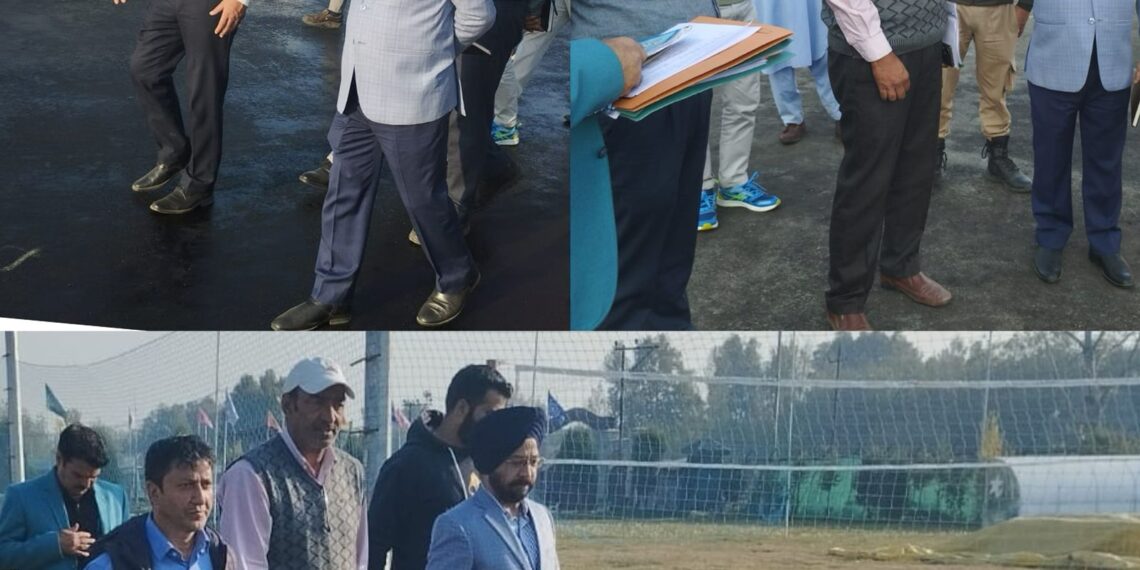 Director General Sports Visits GCOPE to take review of sports infrastructure