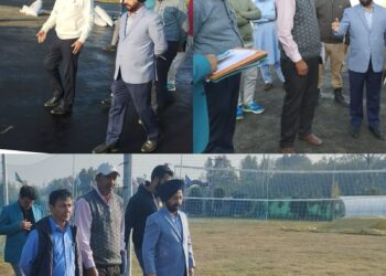Director General Sports Visits GCOPE to take review of sports infrastructure
