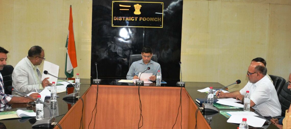 DC Poonch chairs DLAC meeting on Safe Food & Healthy Diets