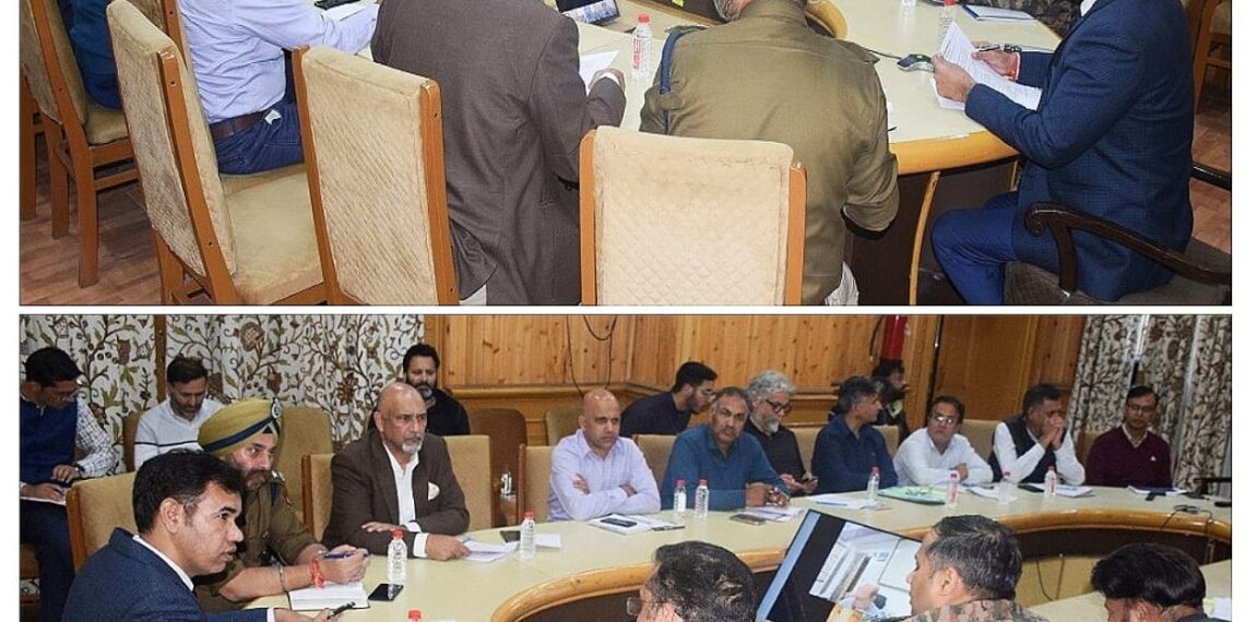 Divisional commissioner Kashmir chairs meeting regarding winter preparedness