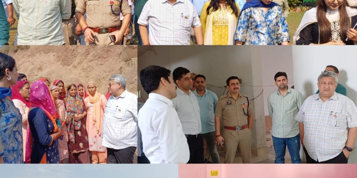 DC Reasi redresses public grievances; inspects schools, road construction works in Katra Town