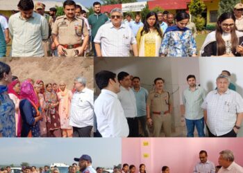 DC Reasi redresses public grievances; inspects schools, road construction works in Katra Town
