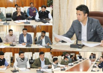 DC Srinagar reviews functioning of Revenue Department