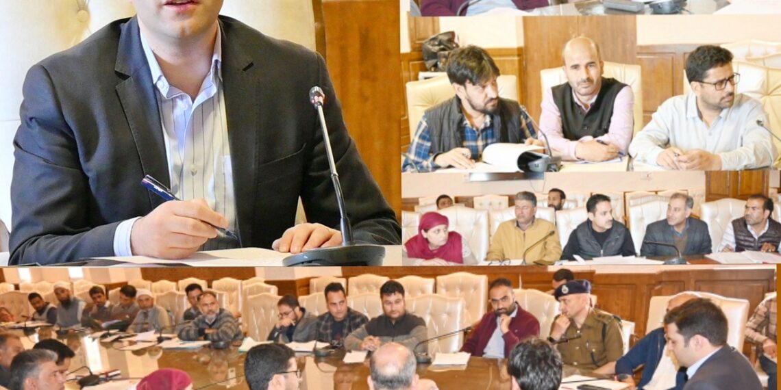 DC Kulgam reviews Winter preparedness, instructs timely response to prevent Service Interruptions