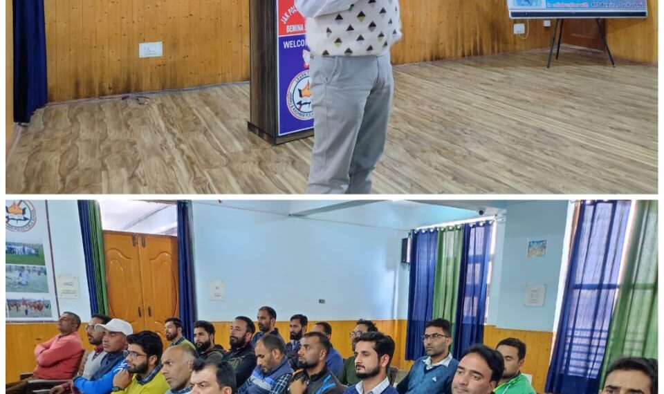 J&K Police organises Mental Health Awareness Program for Staff of Police Public School Bemina & YDRC of J&K Police