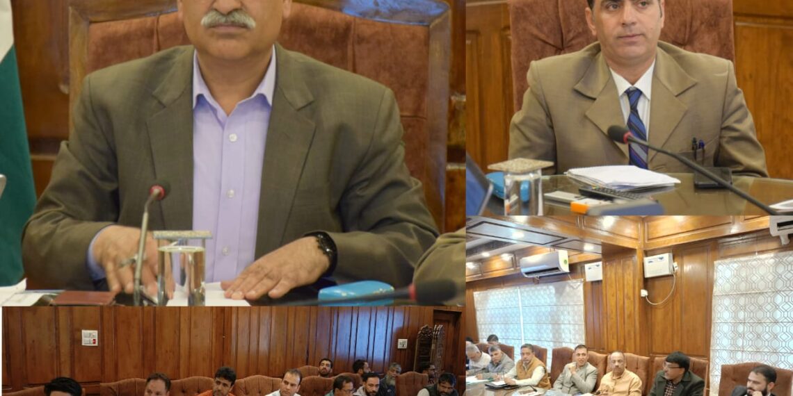 DDC Bandipora reviews progress under District CAPEX