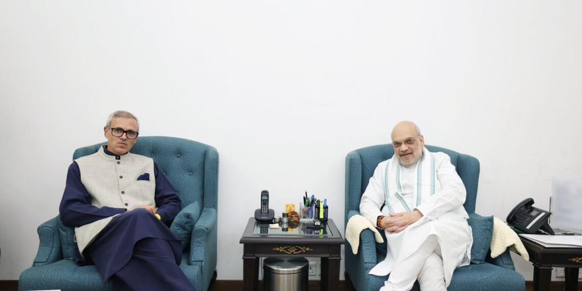 CM Omar Abdullah meets Home Minister Amit Shah, discusses statehood issue