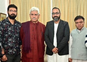Greater Shah-re-Khaas Representatives Meet LG Manoj Sinha to Discuss Development Projects