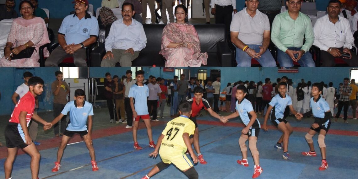 Udhampur: DC inaugurates District Kabaddi championship for Boys & Girls