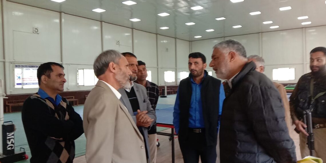 MLA Sopore Conducts Inspection of Government Degree College
