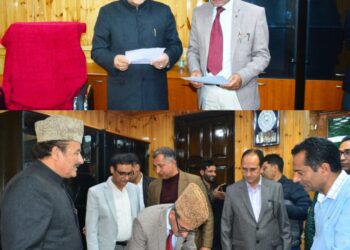 Pro-tem Speaker administers oath to MLA Iqbal Khan