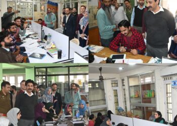 DDC Anantnag visits District Library, reviews its functioning