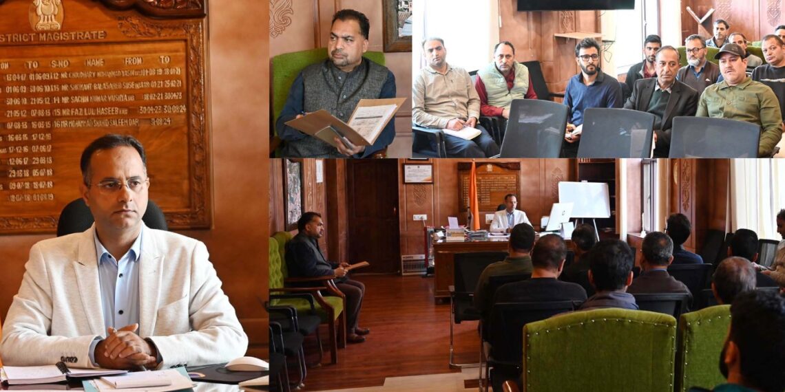 DC Shopian reviews progress of works under SBM-G