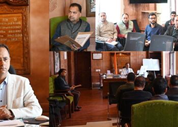 DC Shopian reviews progress of works under SBM-G
