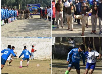 _Police Flag Day Week 2024_  Police inaugurates police martyrs football tournament in Kupwara