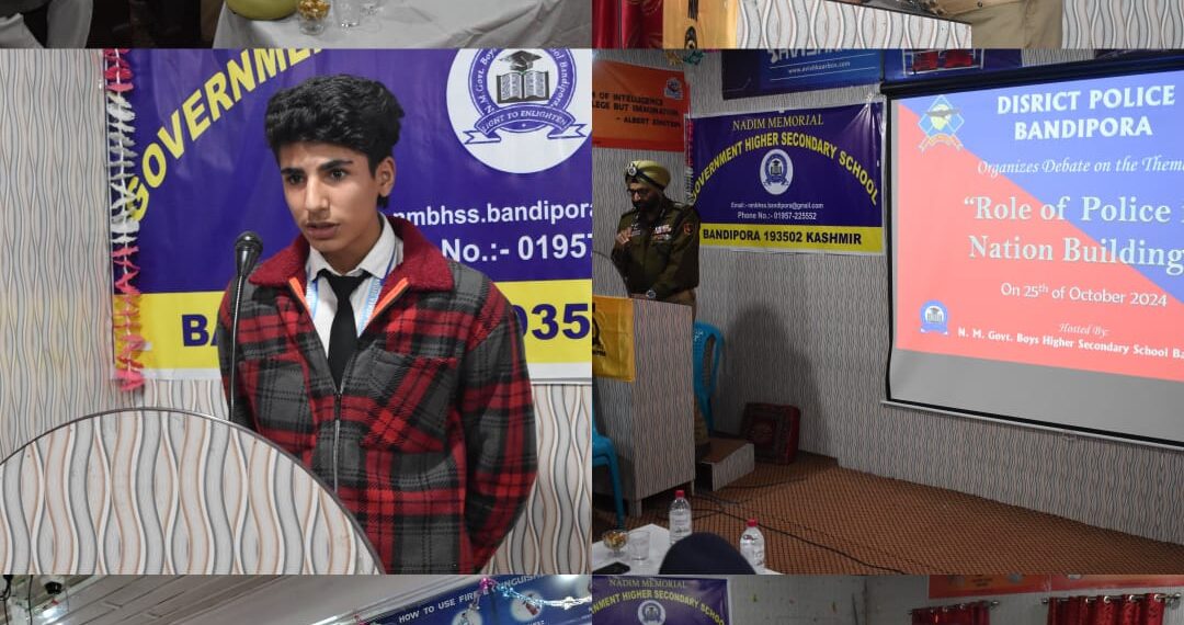 _Police Flag Day Week-2024_  Police organises debate competition in Bandipora