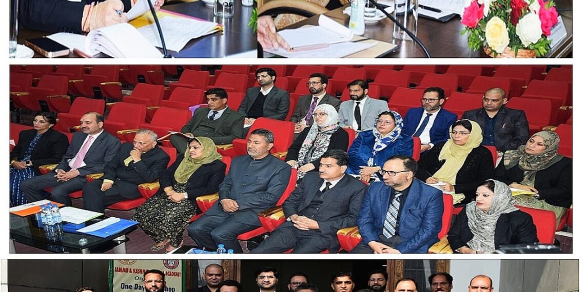 J&K Judicial Academy organises workshop on Family Court Matters, Special Marriage Act