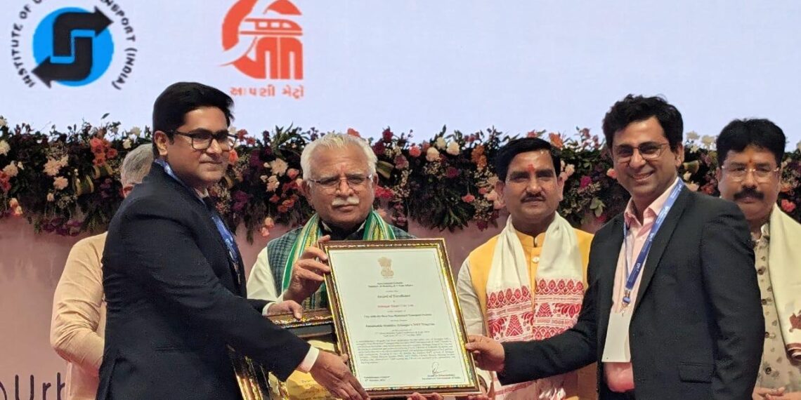 Srinagar receives ‘Award for Excellence in Urban Transport’ for ‘Best Non-Motorized Transport System’