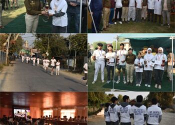 Police Flag Day Week 2024; Police organises ‘Run for Unity’ in Pulwama & Awantipora