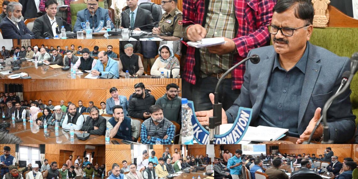 Rana reviews ongoing works, major initiatives in Shopian