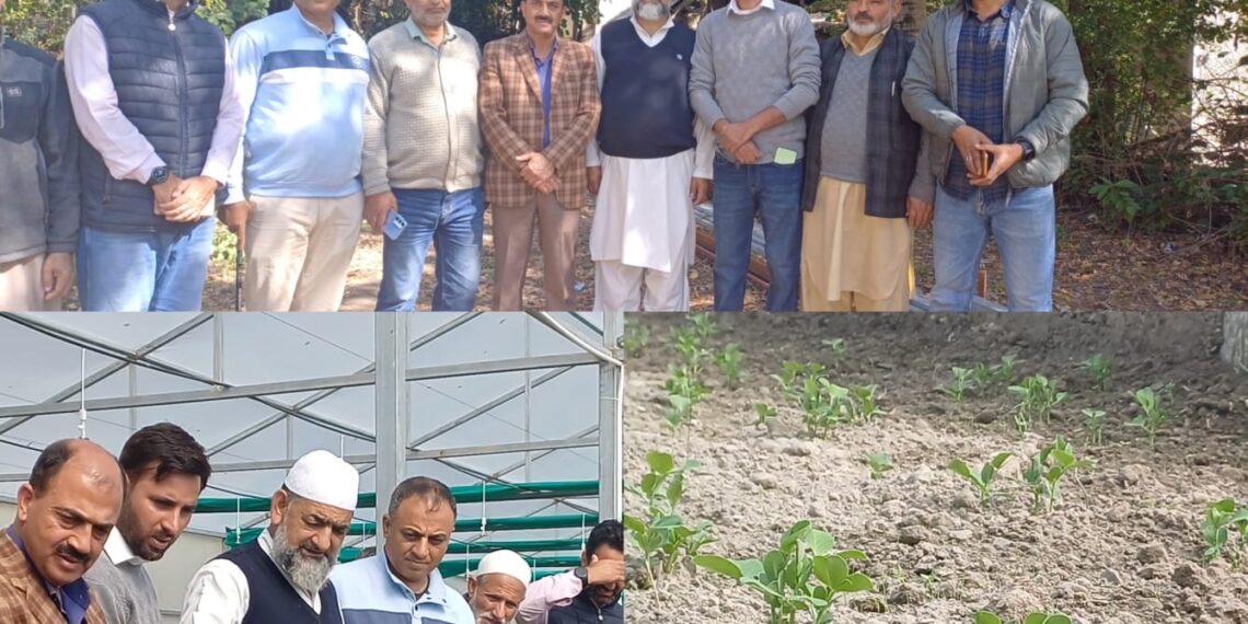 Deputy Director Agriculture Reviews Tangdar’s Agricultural Progress, Engages with Farmers on Scheme Benefits.