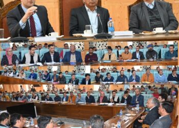 MLA Kulgam chairs Introductory meeting with District/ Sectoral officers