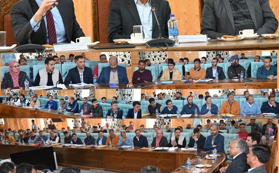 MLA Kulgam chairs Introductory meeting with District/ Sectoral officers