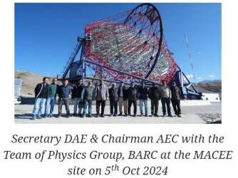 DAE Inaugurates MACE, Asia’s Largest and World’s Highest Imaging Cherenkov Observatory, at Hanle, Ladakh