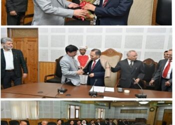 Judicial Officers of District Srinagar felicitate Justice Tashi Rabstan for elevation to Chief Justice