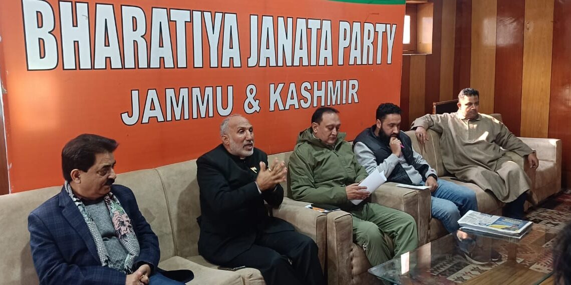 BJP Kashmir Unit Holds Membership Review Meeting in Srinagar