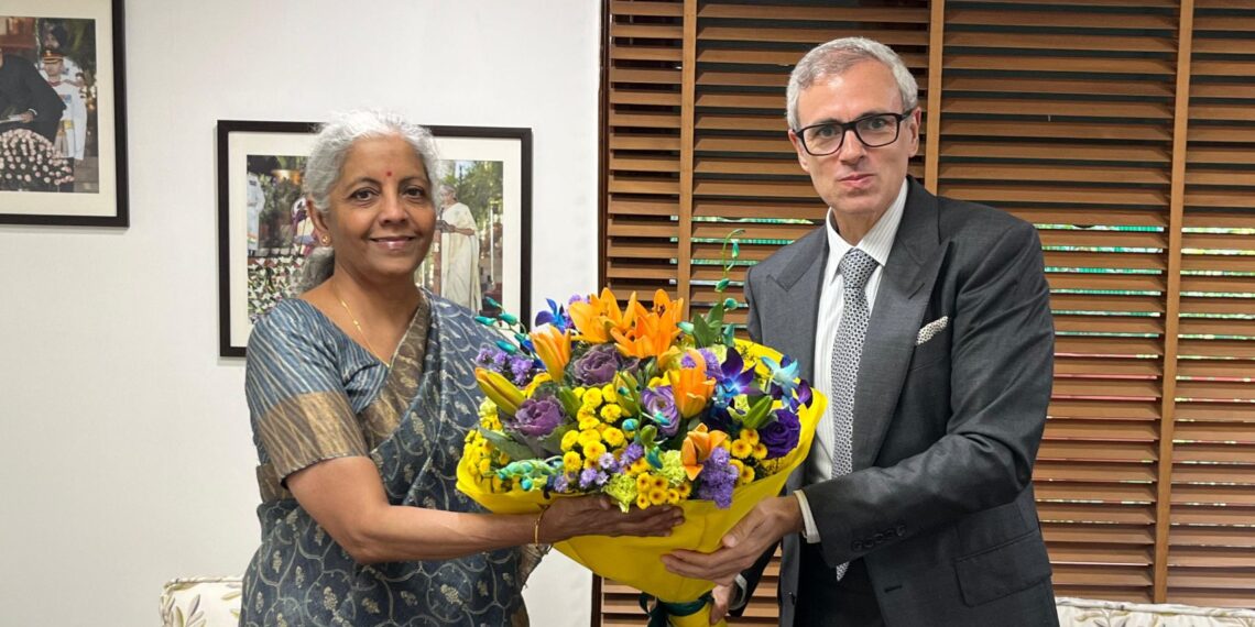 CM Omar meets Finance Minister Sitharaman to conclude Delhi visit