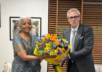 CM Omar meets Finance Minister Sitharaman to conclude Delhi visit