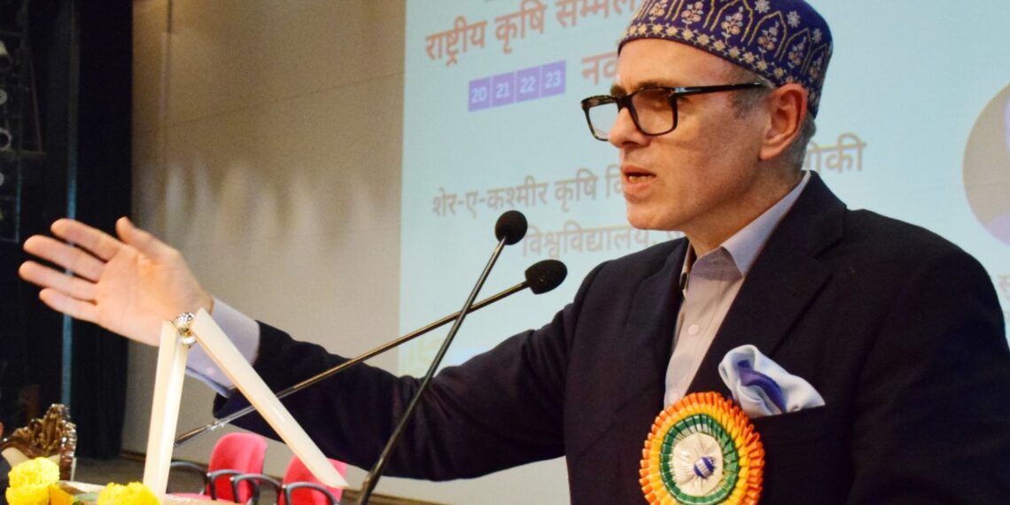 CM Omar emphasizes critical role of agriculture in addressing climate change