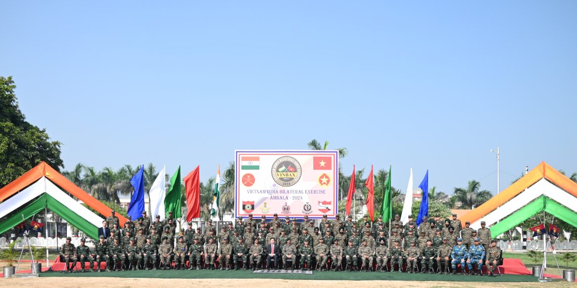 INDIA- VIETNAM JOINT MILITARY EXERCISE VINBAX 2024 COMMENCES AT AMBALA, HARYANA