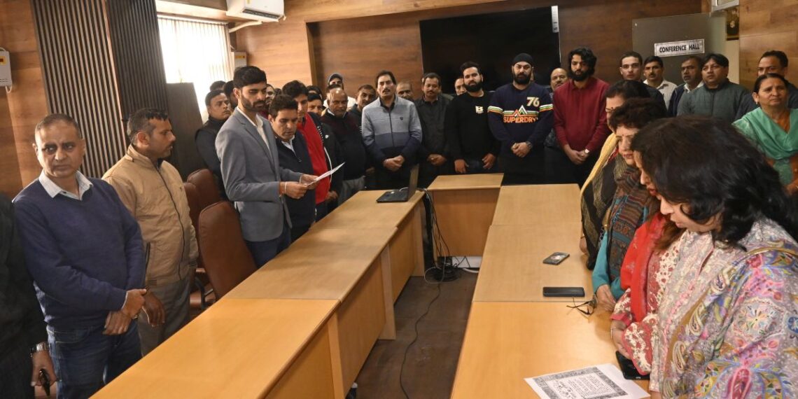 Director Information leads Constitution Day celebrations at Media Complex Jammu