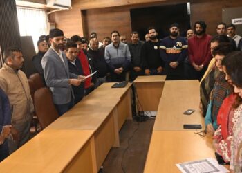 Director Information leads Constitution Day celebrations at Media Complex Jammu
