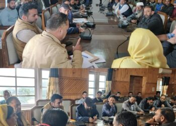 Chairperson DDC Shopian reviews RDD Works