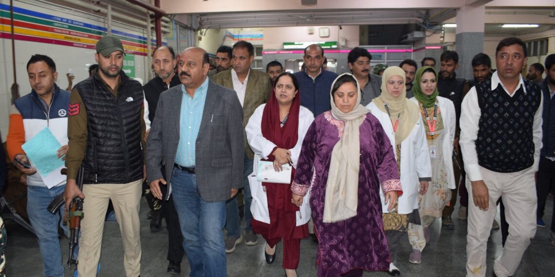 Dy. CM, Health Minister visit injured at SMHS