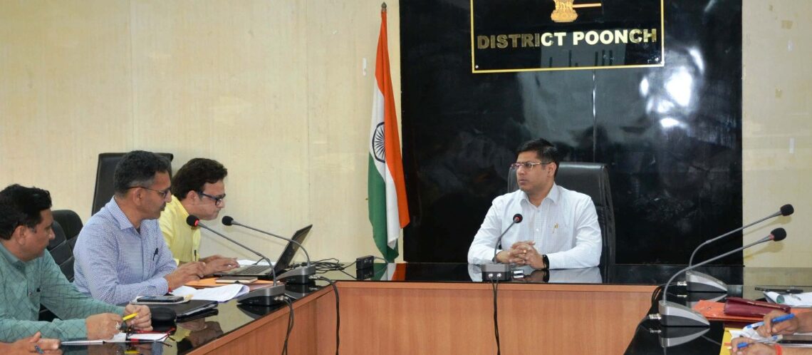 DC reviews implementation of HADP in Poonch District
