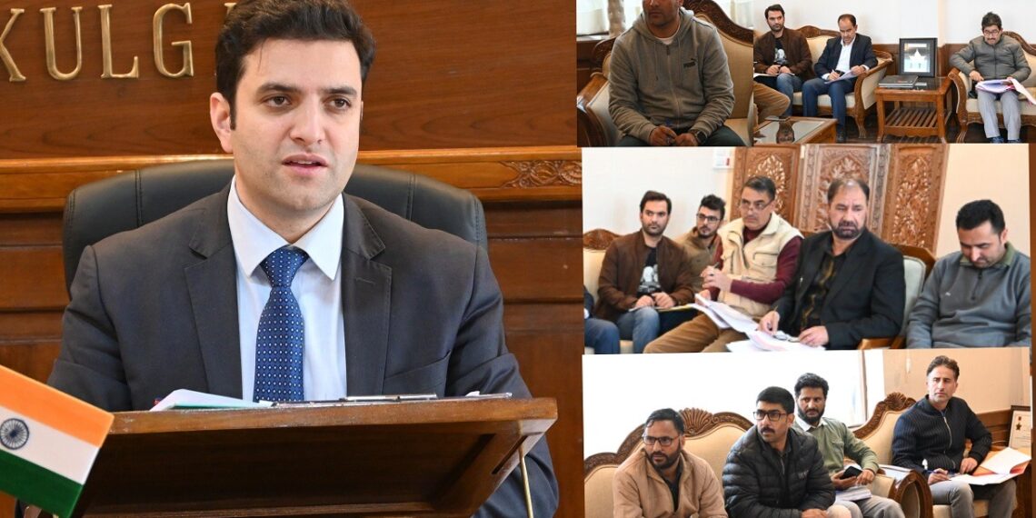 DC Kulgam reviews progress under HADP