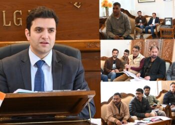 DC Kulgam reviews progress under HADP