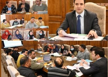 DC Kulgam reviews performance of Social Welfare, ICDS, ICPS, OSC & DHEW