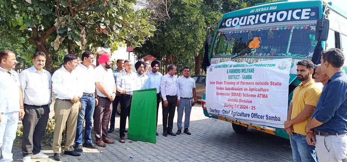 DDC Samba flags off Inter-State Farmer Tour for Agricultural Innovation