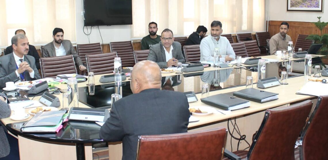 CS chaired Executive Committee Meeting of Sainik School Manasbal