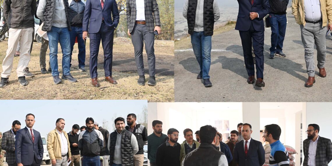 DC Shopian visits various areas, takes stock of land identification for EMRS, Cricket Stadium & other flagship projects