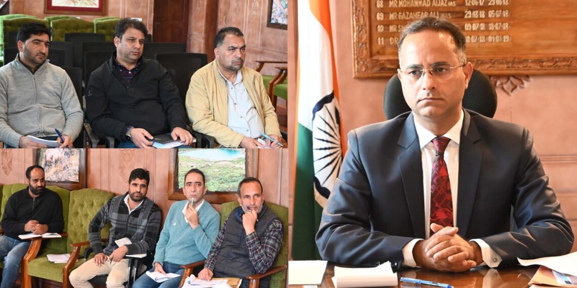 DDC Shopian chairs meeting on widening & upgradation of Shirmal – Kukli Mazaar Road