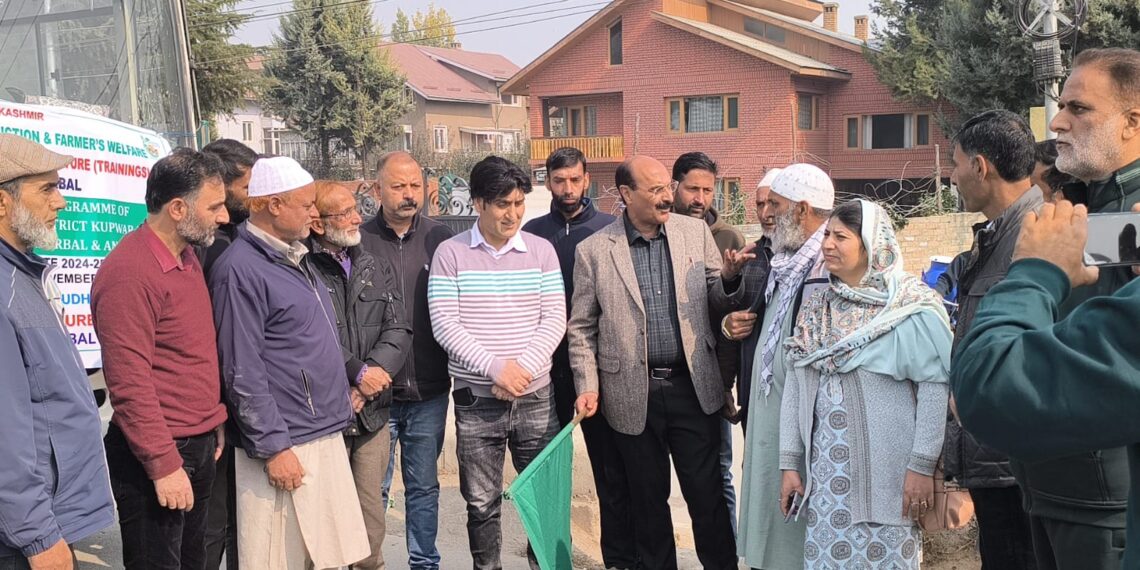 Director Agriculture flags-off group of 72 progressive farmers for 07 days inter-state training program